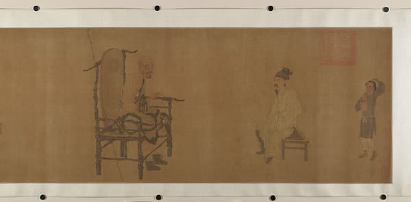 Xiao Yi Obtaining the Lanting Manuscript from the Monk Biancai, by Unidentified artist