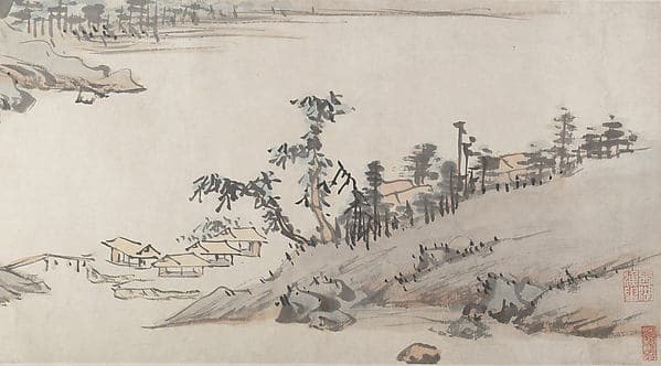River Landscape, by Chen Chun