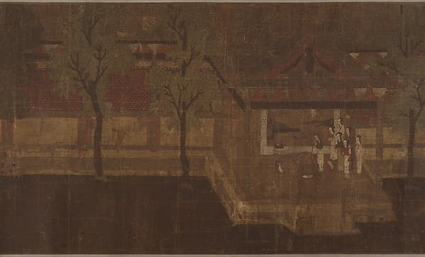 Pavilion with Figures, by Unidentified artist
