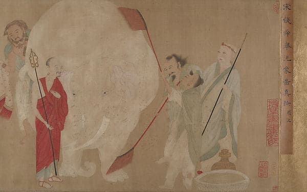 Washing the Sacred Elephant, by Unidentified artist