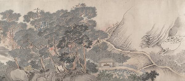 Landscape of the four seasons, by Wei Zhike
