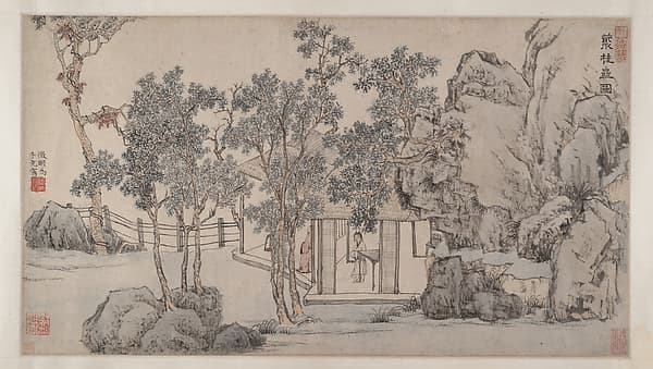 The Cassia Grove Studio, by Wen Zhengming