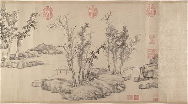 Summer retreat in the eastern grove, by Wen Zhengming