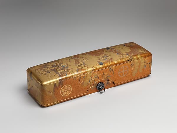 Box with Design of Pine, Bamboo, and Cherry Blossom
