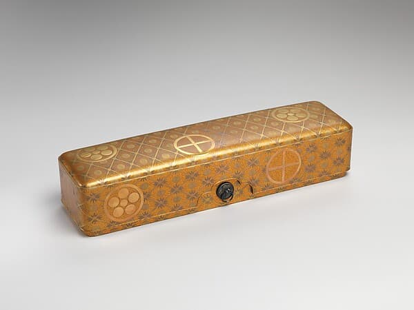 Letter Box with Pine, Bamboo, Plum Blossom, and Family Crests