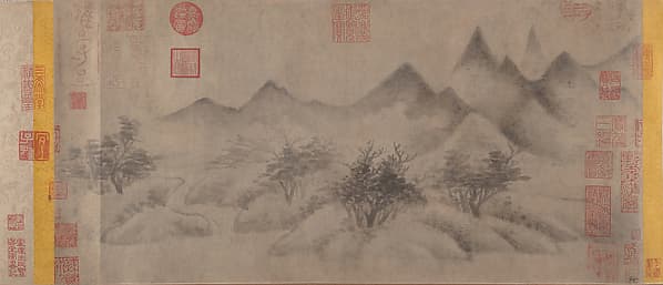Cloudy Mountains, by Mi Youren