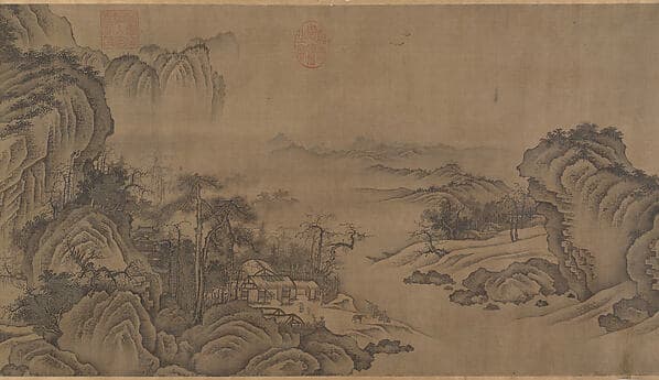 Buddhist Temples amid Autumn Mountains, by Unidentified artist