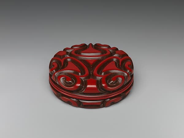 Box with pommel scrolls