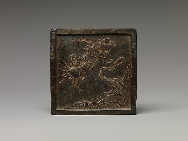 Ink Tablet with Peach Tree