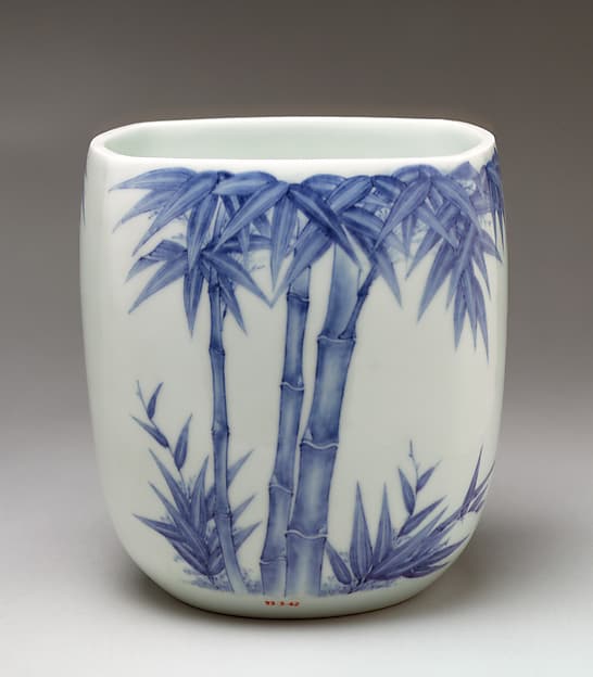Freshwater Jar (Mizusashi) with Bamboo