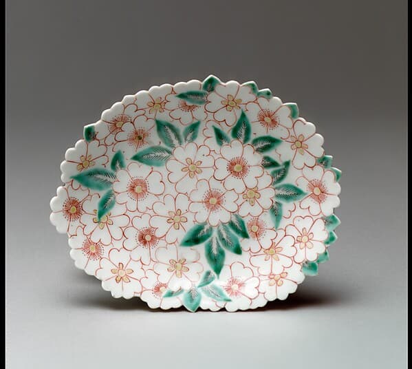 Dish with Cherry Blossoms
