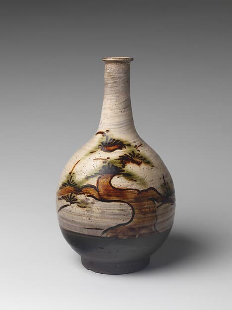 Bottle with Pine Tree