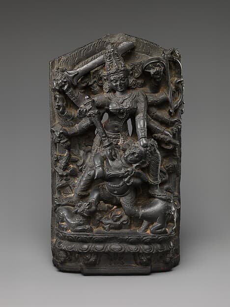 The Goddess Durga Slaying the Buffalo Demon (Mahishasura Mardini)