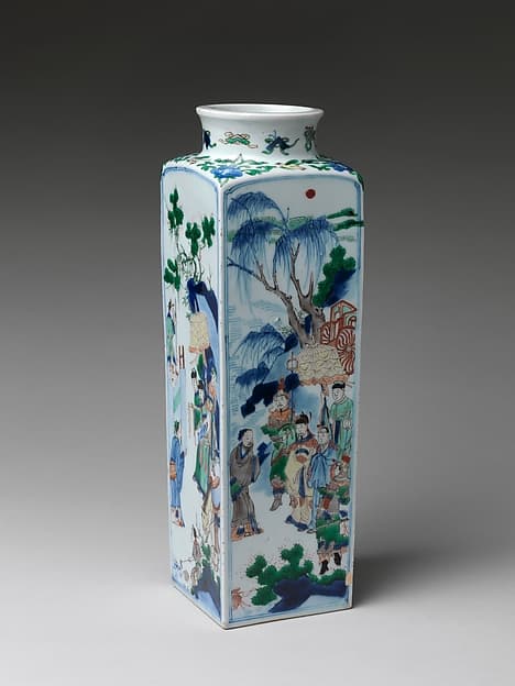Vase with King Wen Visiting the Scholar Jiang Taigong