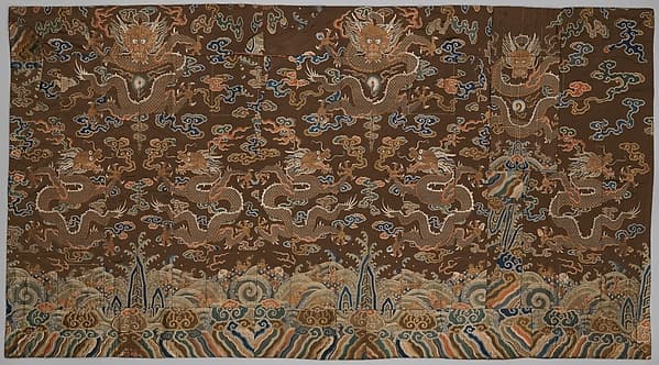 Seven-Panel Buddhist Monk’s Vestment (Shichijō kesa) Made from a Chinese Robe