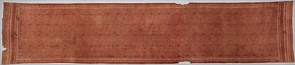 Textile with Sacred Goose (Hamsa) Design