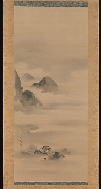 Landscape in Moonlight, by Kano Tan'yū