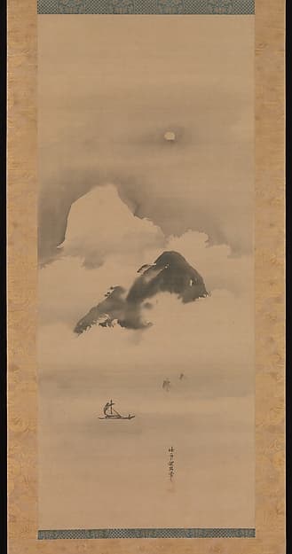 Landscape in Moonlight, by Kano Tan'yū