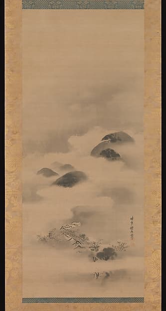 Landscape in Moonlight, by Kano Tan'yū