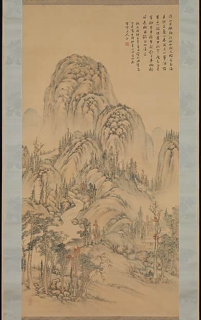 Meeting with a Friend on an Autumn Day, by Noro Kaiseki