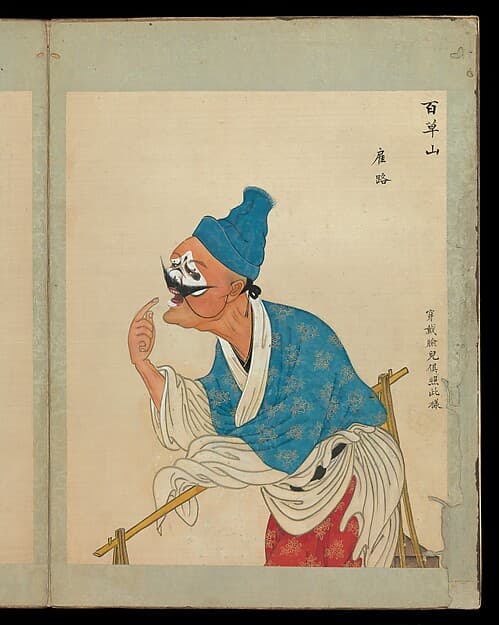 One hundred portraits of Peking opera characters, by Unidentified artist