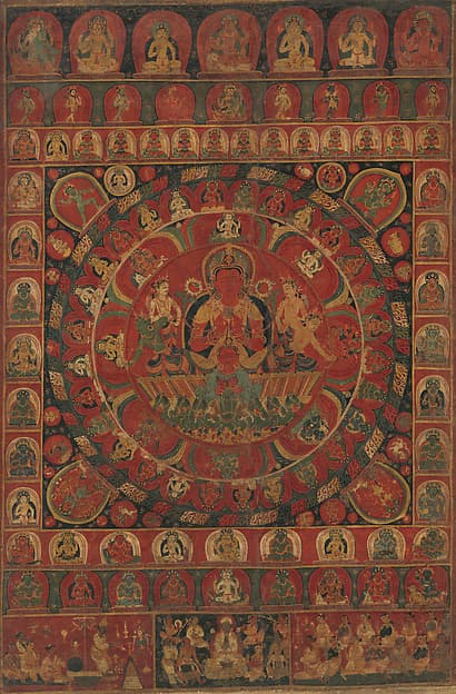 Mandala of the Sun God Surya, by Kitaharasa