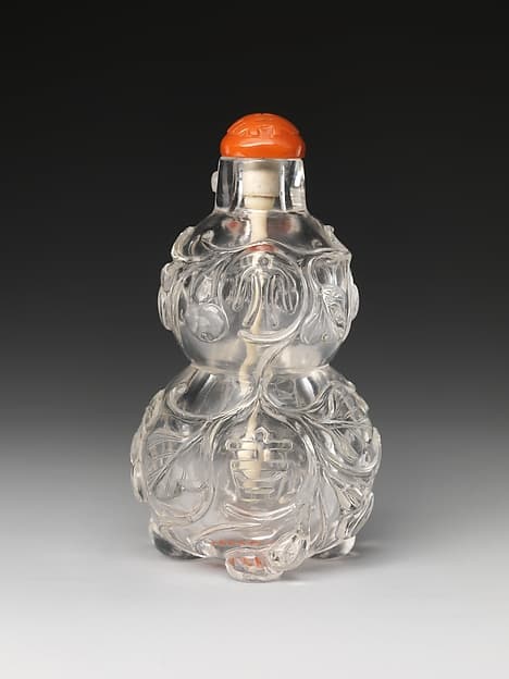 Snuff Bottle in the Shape of a Gourd
