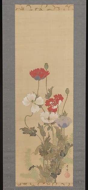 Poppies, by Suzuki Kiitsu
