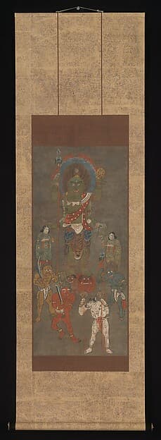 Ōtsu-e of Shōmen Kongōyasha (Vajrayaksha)