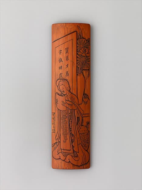 Wrist Rest with Scene from "The West Chamber"