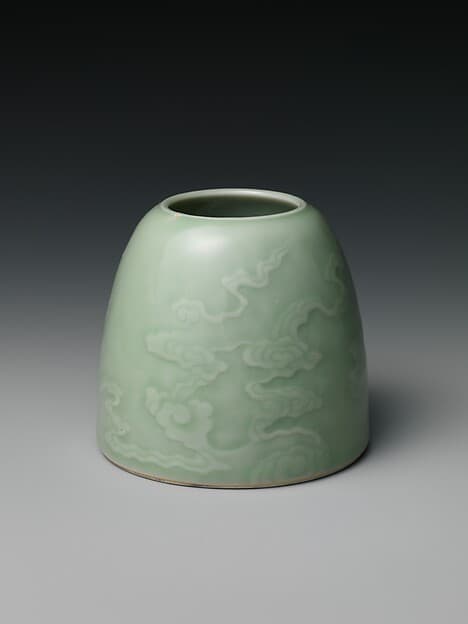 Water jar with clouds