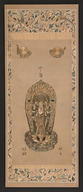 Embroidery of a Thousand-Armed Kannon, by Unidentified artist