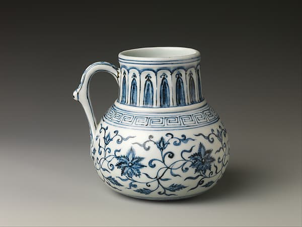 Jug with Floral Scroll