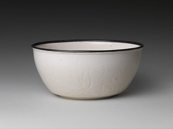 Basin with Lotus Decoration