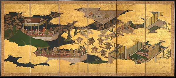 “Butterflies” (Kochō), from the Tale of Genji, by Tosa Mitsuyoshi
