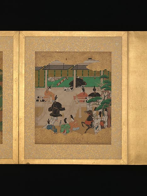 Twelve Scenes from The Tale of Genji, by Unidentified artist