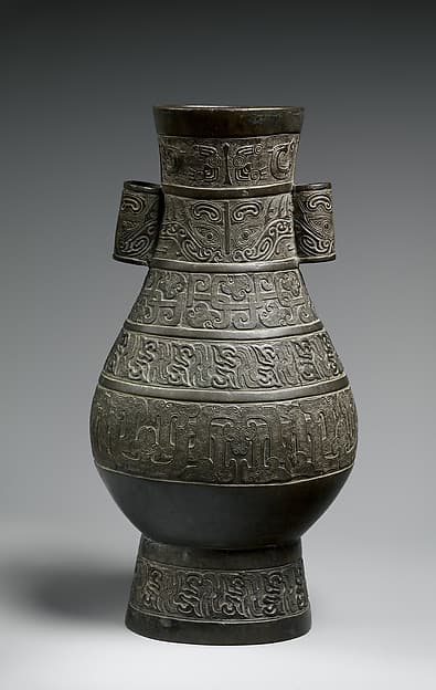 Vase with archaistic design