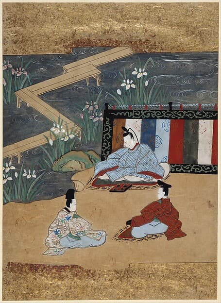 Scenes from the Tales of Ise (Ise monogatari), by Tosa School