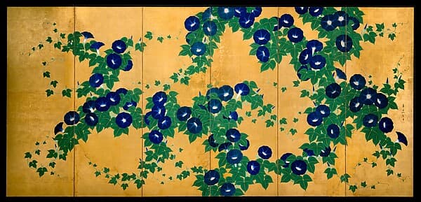 Morning Glories, by Suzuki Kiitsu