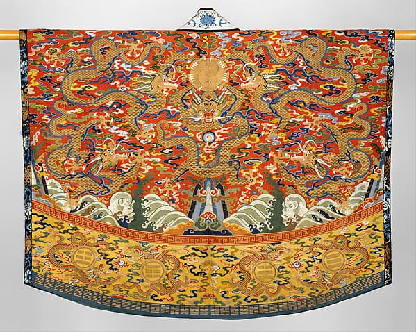 Daoist priest’s ritual robe with dragons