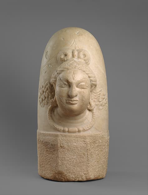 Linga with Face of Shiva (Ekamukhalinga)