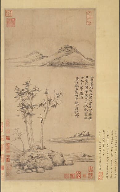 Wind among the Trees on the Riverbank, by Ni Zan