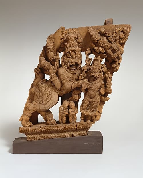 Panel from a Ritual Chariot: Narasimha, the Man-Lion Incarnation of Vishnu
