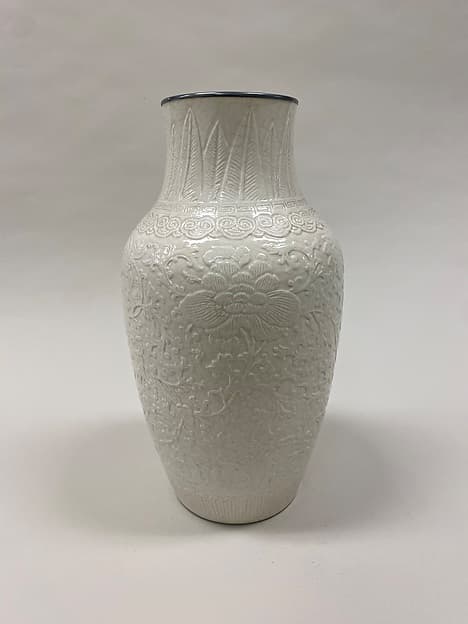 Vase with floral scrolls