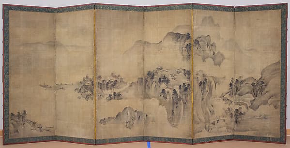 Landscape, by Sesson Shūkei