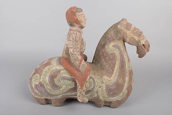 Horse and cavalry rider
