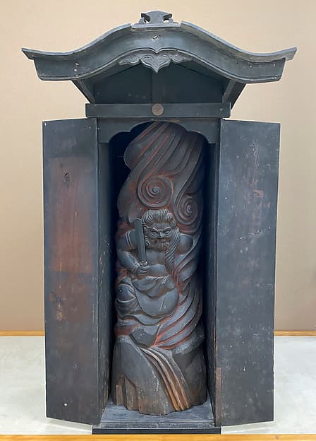 Altar Cabinet (Zushi) for Fudō Myōō, by Unidentified artist