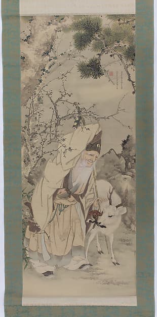 Jurōjin, by Gan Ku (Kishi Ganku)