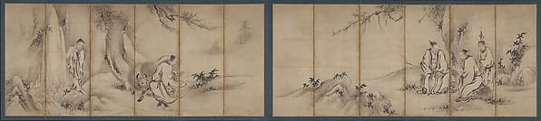 Chinese Sages, by Kano Sanraku