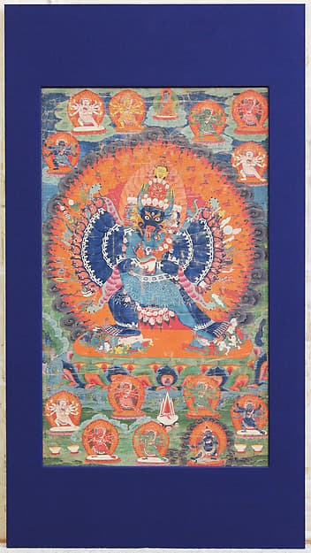 Vajrabhairava with His Consort Vajravetali